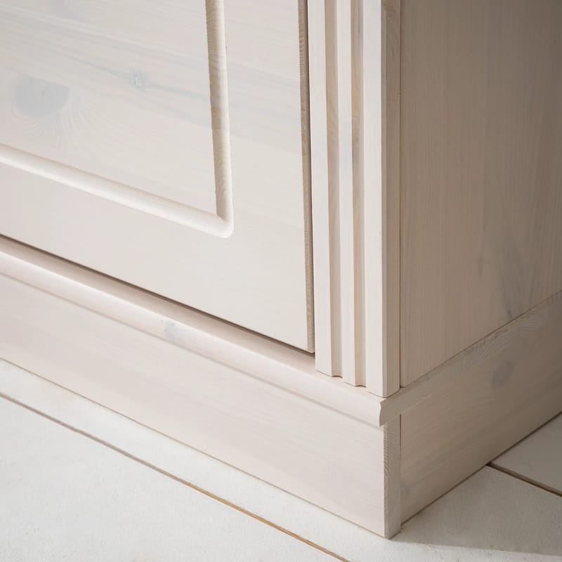 Anita Skoställ 80x105 cm - Vit/Honung - Förvaring - Skåp - Förvaringsskåp