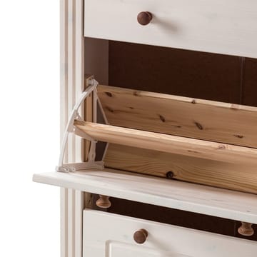 Anita Skoställ 80x105 cm - Vit/Honung - Förvaring - Skåp - Förvaringsskåp