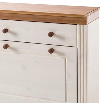 Anita Skoställ 80x105 cm - Vit/Honung - Förvaring - Skåp - Förvaringsskåp