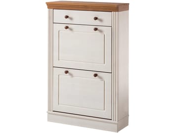 Anita Skoställ 80x105 cm - Vit/Honung - Förvaring - Skåp - Förvaringsskåp