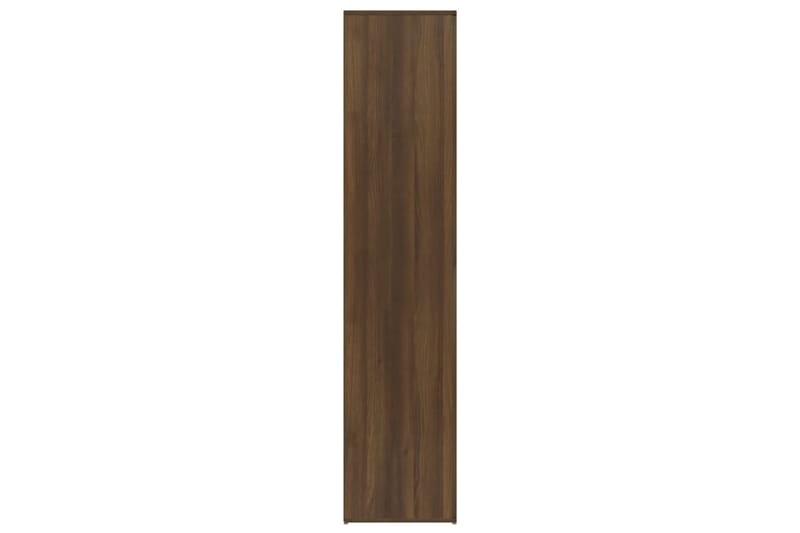 beBasic Skoskåp brun ek 80x39x178 cm konstruerat trä - Brown - Hallförvaring - Skoskåp - Förvaringsskåp