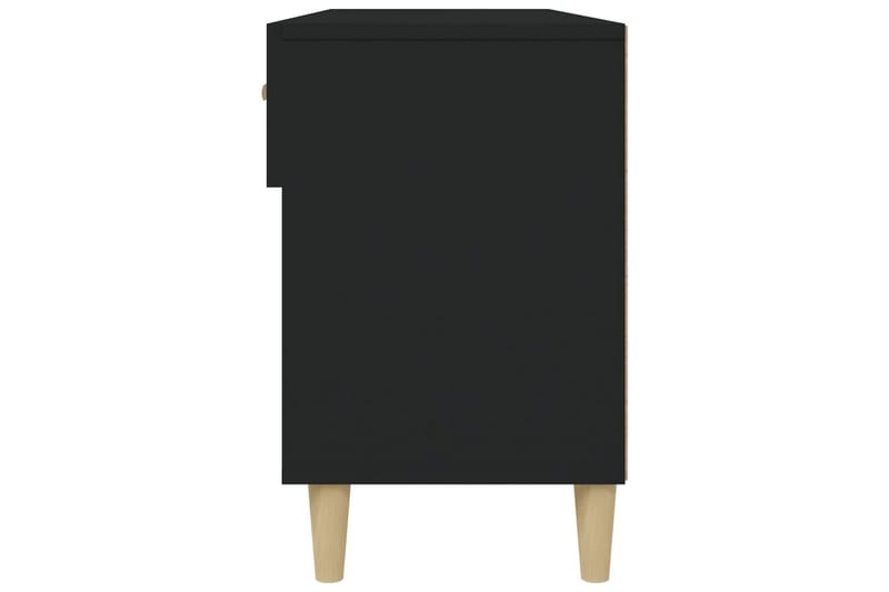 beBasic Skoskåp svart 102x35x55 cm konstruerat trä - Black - Hallförvaring - Skoskåp - Förvaringsskåp