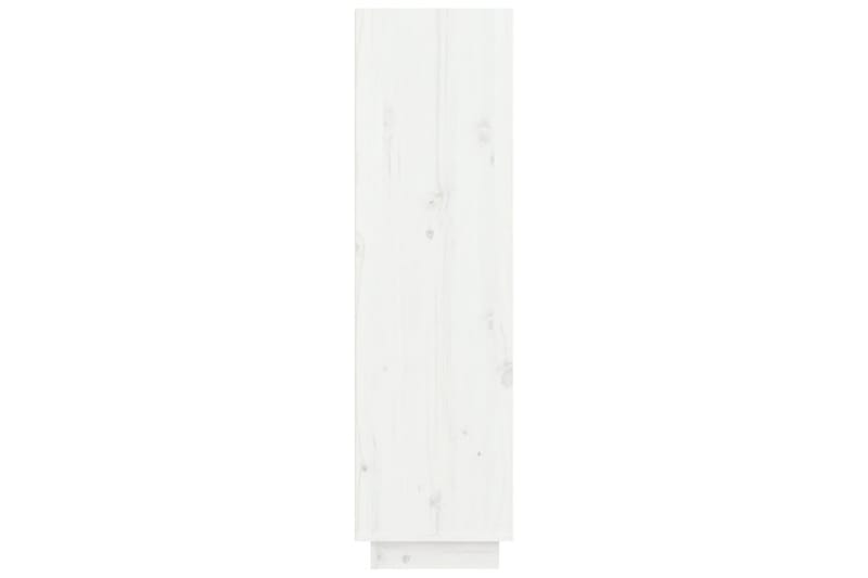 beBasic Skoskåp vit 60x34x105 cm massiv furu - White - Hallförvaring - Skoskåp - Förvaringsskåp