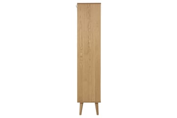 Bellor Vitrinskåp 80x178 cm - Natur - Förvaring - Skåp - Vitrinskåp