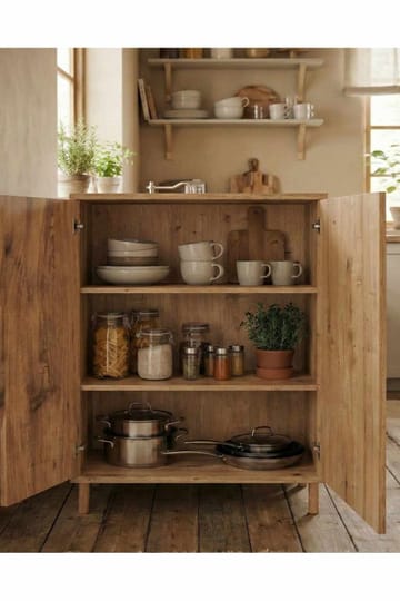 Belvo Multifunktionsskåp 60x85x30 cm - Sapphire Oak - Förvaring - Skåp - Förvaringsskåp