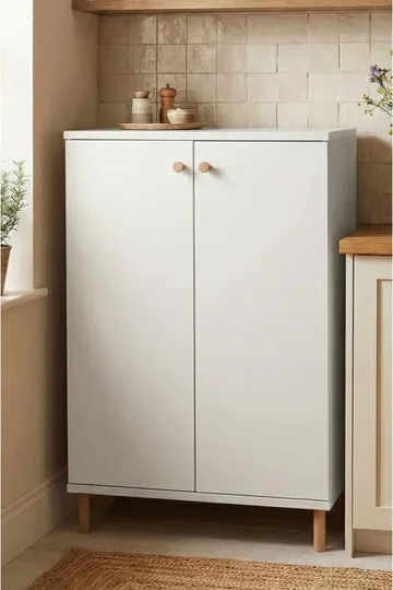 Belvo Multifunktionsskåp 60x85x30 cm - Vit - Förvaring - Skåp - Förvaringsskåp