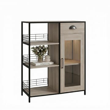 Berriaren Multifunktionsskåp 75x95x30 cm - Atlantic Pine - Förvaring - Skåp - Förvaringsskåp