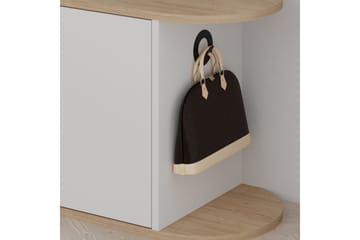 Berriaren Skoskåp 104 cm - Ek/Vit - Förvaring - Skåp - Förvaringsskåp