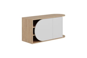 Berriaren Skoskåp 104 cm - Ek/Vit - Förvaring - Skåp - Förvaringsskåp