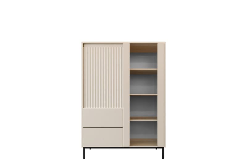 Bjurholm Vitrinskåp 104x146 cm - Beige - Förvaring - Skåp - Vitrinskåp