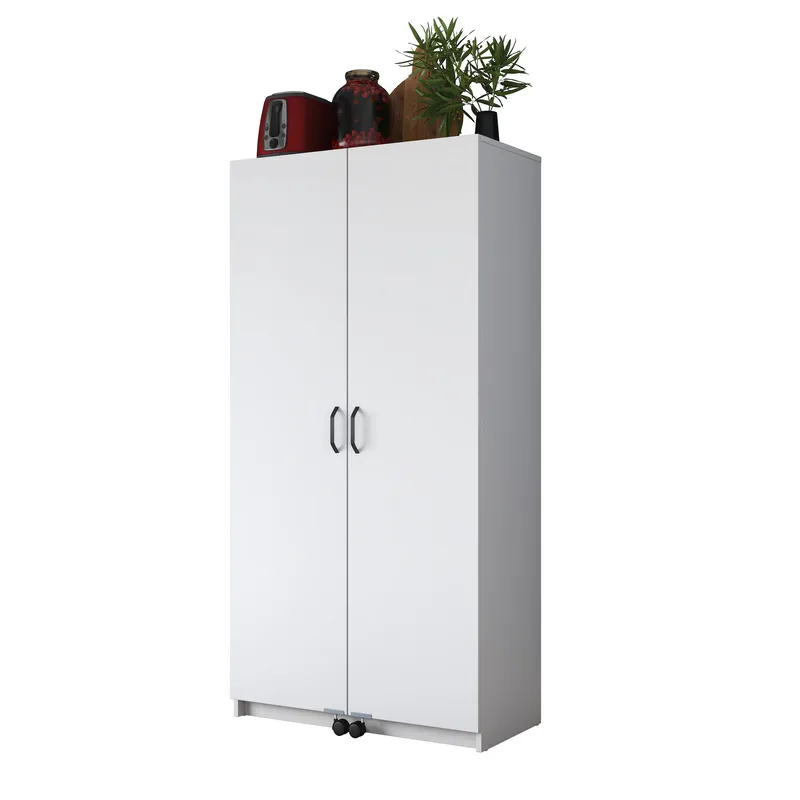 Bralen Multifunktionsskåp 90x180x42 cm - Vit - Förvaring - Skåp - Förvaringsskåp