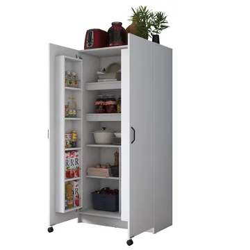 Bralen Multifunktionsskåp 90x180x42 cm - Vit - Förvaring - Skåp - Förvaringsskåp