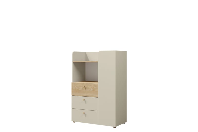 Buhan Highboard - Beige/Brun - Förvaring - Skåp - Förvaringsskåp
