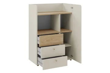 Buhan Highboard - Beige/Brun - Förvaring - Skåp - Förvaringsskåp