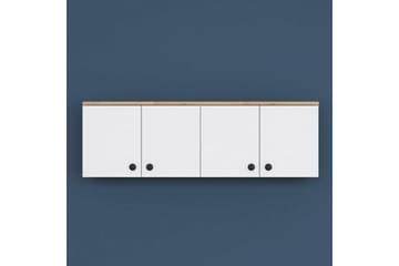 Calros Hörnskåp - Valnöt/Vit - Förvaring - Skåp - Förvaringsskåp