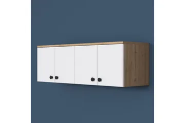 Calros Hörnskåp - Valnöt/Vit - Förvaring - Skåp - Hörnskåp