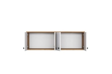 Calros Hörnskåp - Valnöt/Vit - Förvaring - Skåp - Hörnskåp