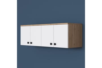 Calros Hörnskåp - Valnöt/Vit - Förvaring - Skåp - Hörnskåp