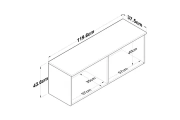 Calros Hörnskåp - Vit - Förvaring - Skåp - Förvaringsskåp
