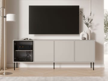 Claven Skänk 200 cm - beige - Förvaring - Skåp - Vitrinskåp