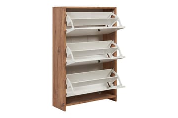 Comfortale Skoskåp 26 cm - Vit/Mintgrön/Ljusfärgat trä - Förvaring - Skåp - Förvaringsskåp