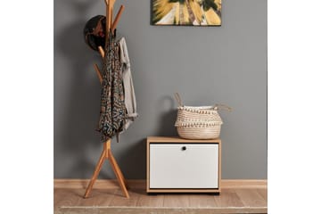 Comfortale Skoskåp 60 cm - Natur/Vit - Förvaring - Skåp - Förvaringsskåp