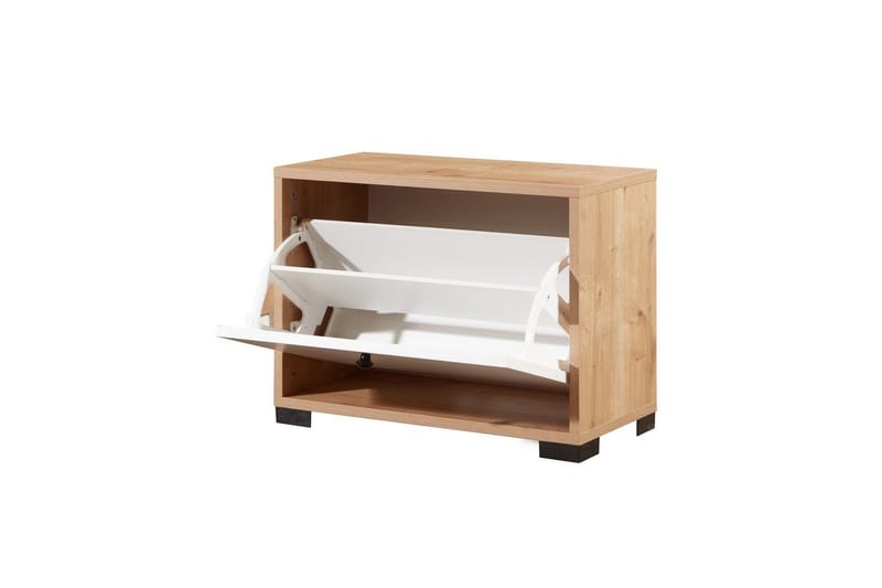 Comfortale Skoskåp 60 cm - Natur/Vit - Förvaring - Skåp - Förvaringsskåp