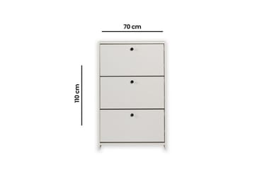 Comfortale Skoskåp 70 cm - Vit - Förvaring - Skåp - Förvaringsskåp