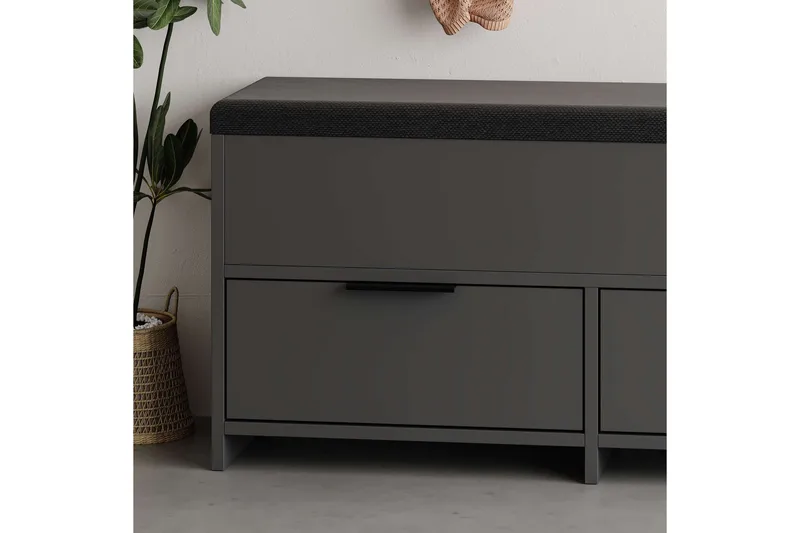 Cove Skoskåp 106 cm - Antracit - Förvaring - Skåp - Förvaringsskåp