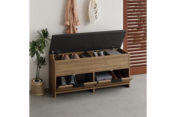 Cove Skoskåp 106 cm - Brun - Förvaring - Skåp - Förvaringsskåp