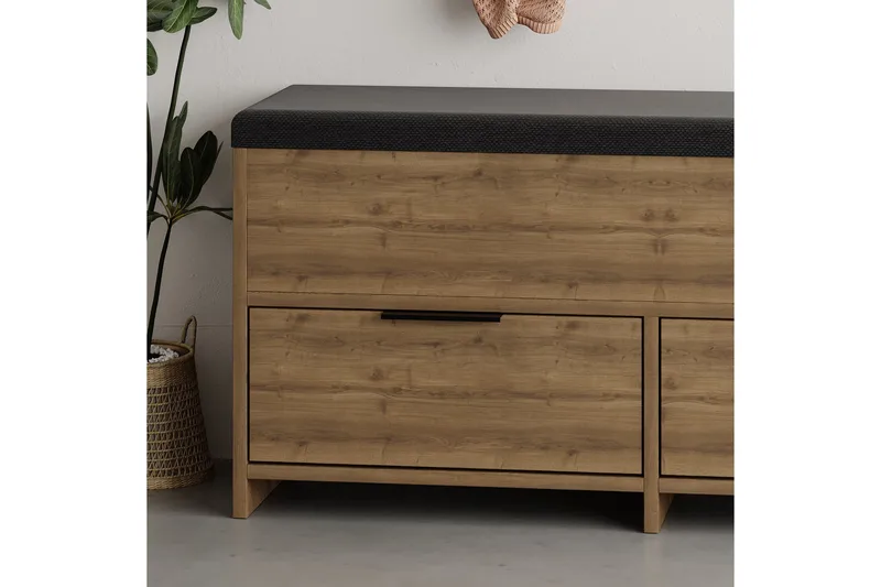 Cove Skoskåp 106 cm - Brun - Förvaring - Skåp - Förvaringsskåp