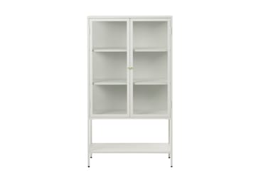 Cytheria Vitrinskåp 40 cm djup 90 cm bred 160 cm hög Trä - White - Förvaring - Skåp - Vitrinskåp