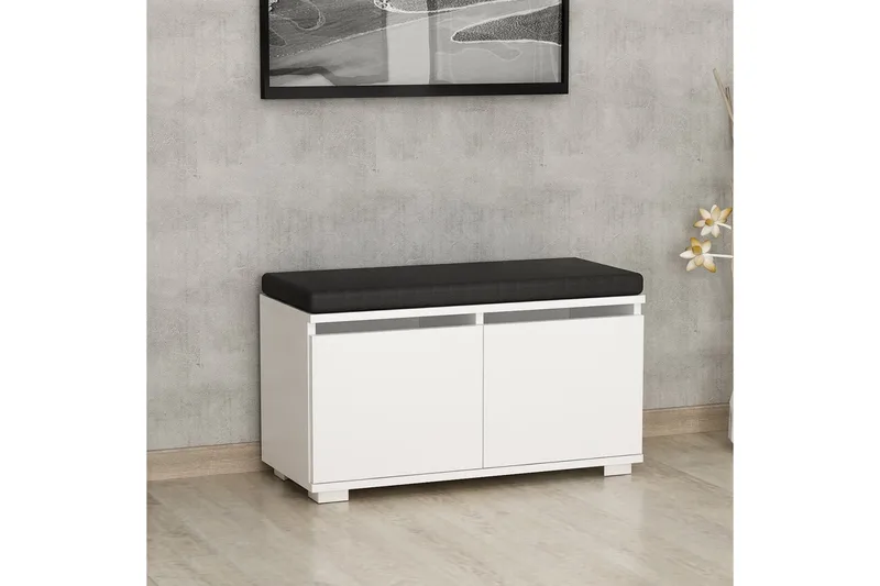 Drago Skoskåp 80 cm - Vit - Förvaring - Skåp - Förvaringsskåp