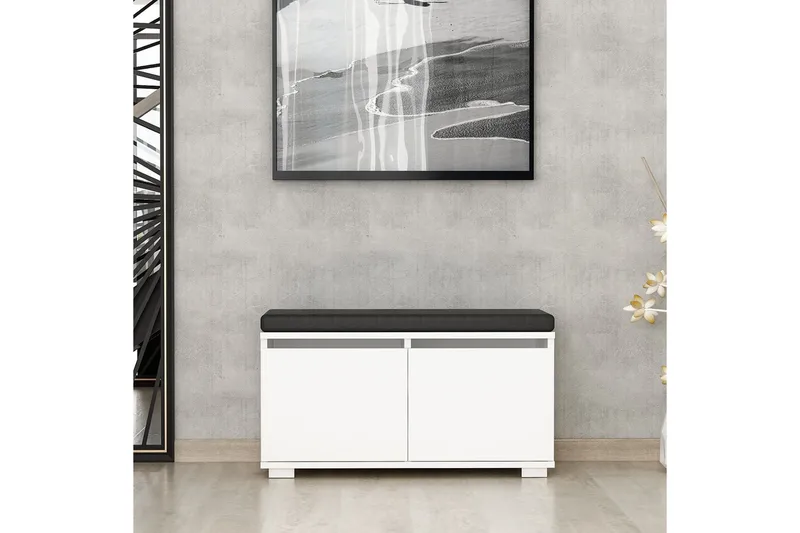 Drago Skoskåp 80 cm - Vit - Förvaring - Skåp - Förvaringsskåp