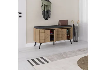 Dune Skoskåp 107 cm - Brun - Förvaring - Skåp - Förvaringsskåp