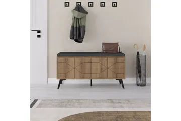 Dune Skoskåp 107 cm - Brun - Förvaring - Skåp - Förvaringsskåp