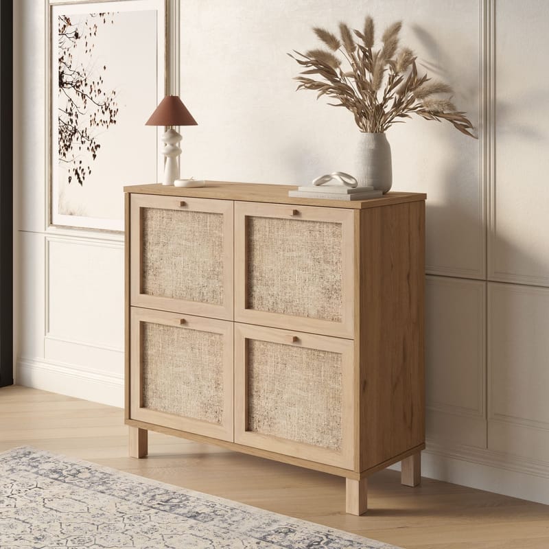 Dune Skoskåp 90x85,2x35 cm - Ek - Förvaring - Skåp - Förvaringsskåp
