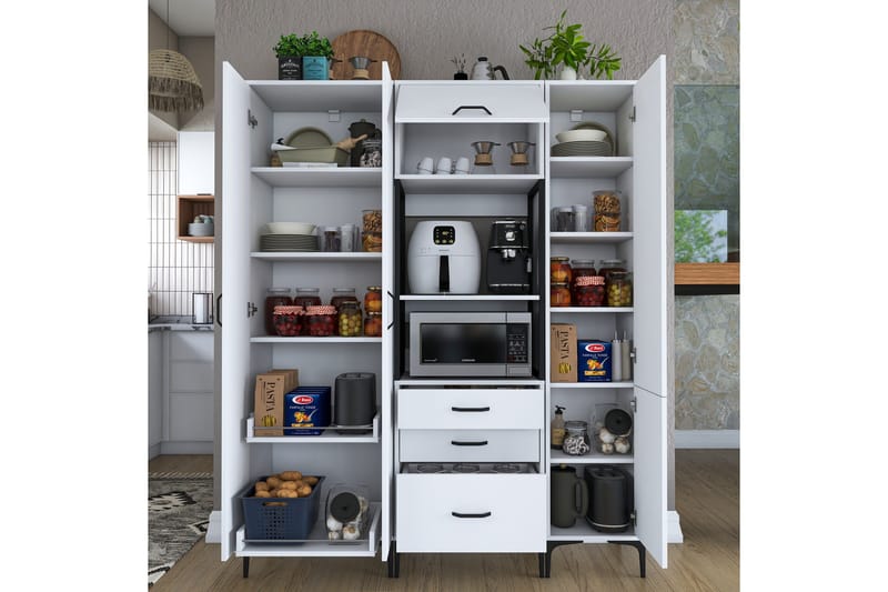 Eligius Högskåp - Vit - Förvaring - Skåp - Förvaringsskåp