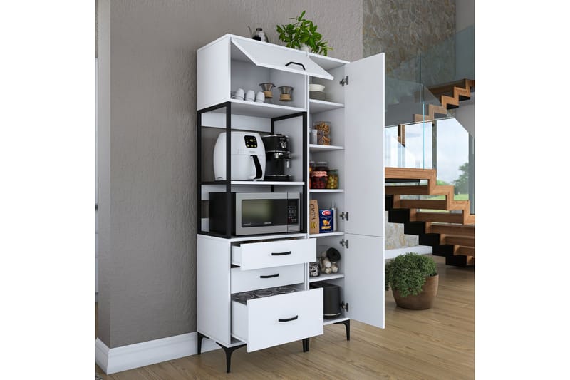 Eligius Högskåp - Vit - Förvaring - Skåp - Förvaringsskåp