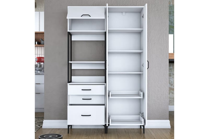 Eligius Högskåp - Vit - Förvaring - Skåp - Förvaringsskåp