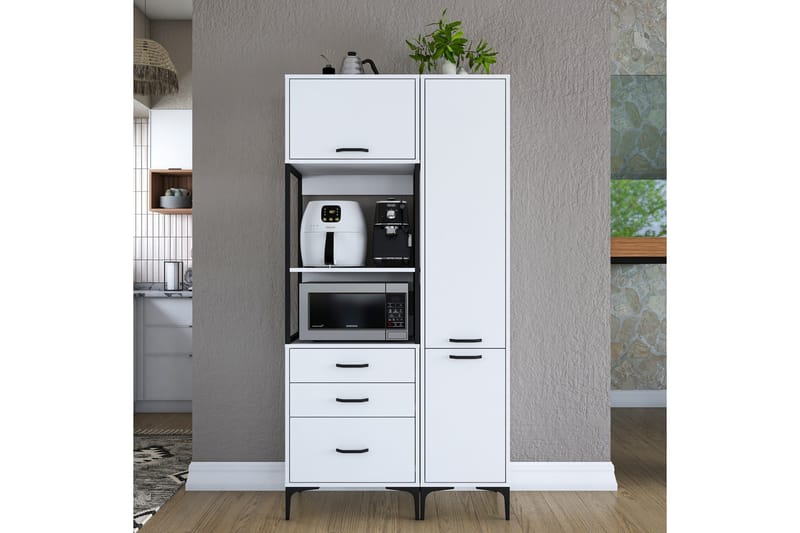 Eligius Högskåp - Vit - Förvaring - Skåp - Förvaringsskåp