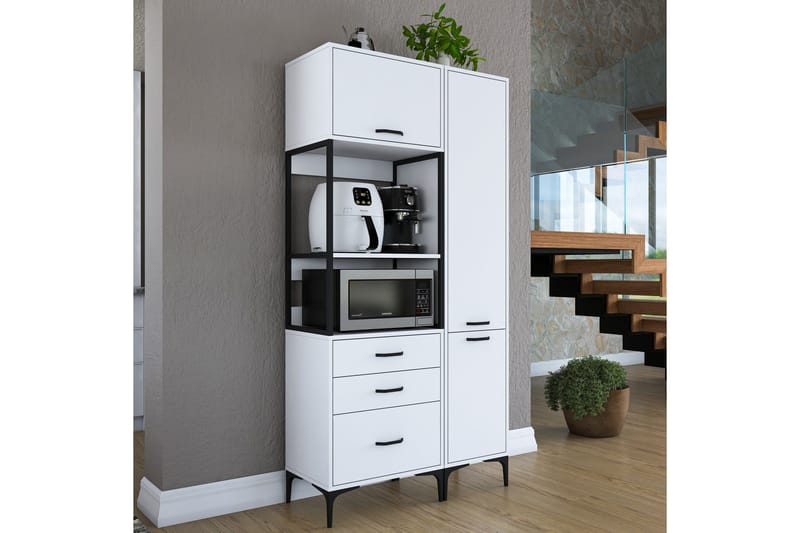 Eligius Högskåp - Vit - Förvaring - Skåp - Förvaringsskåp