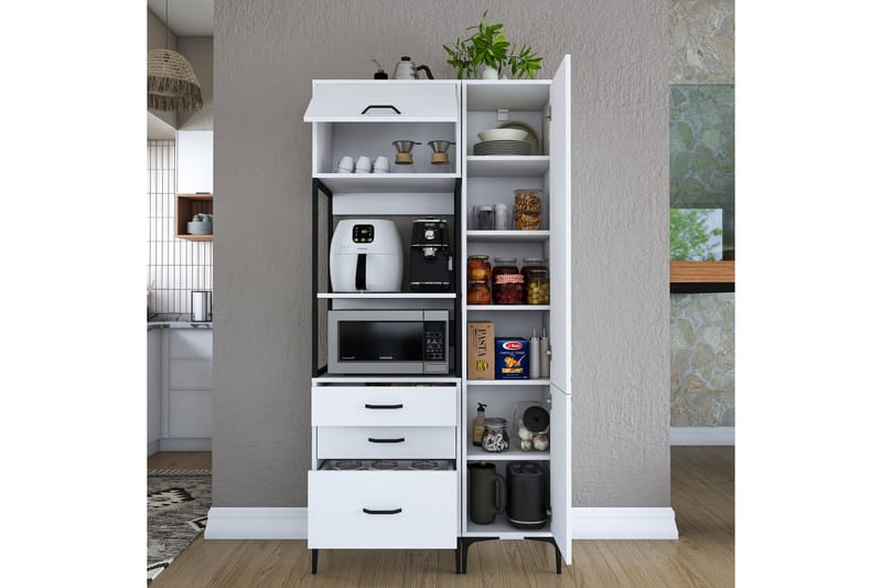 Eligius Högskåp - Vit - Förvaring - Skåp - Förvaringsskåp