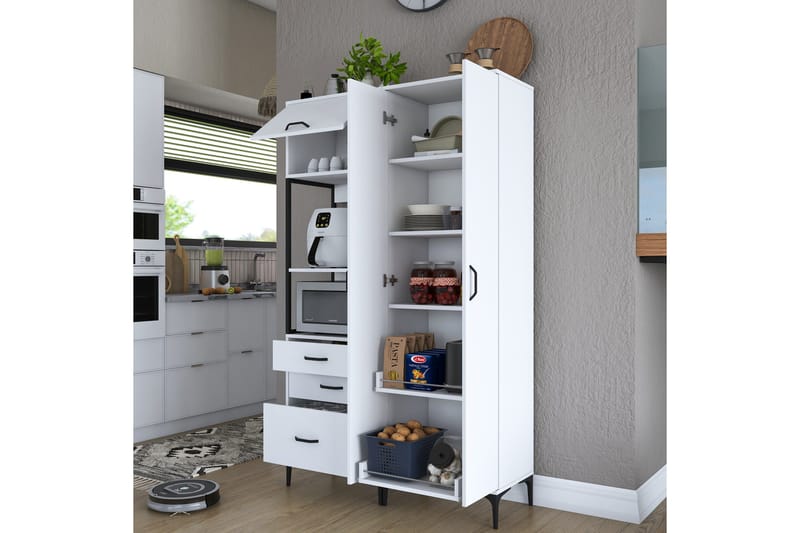 Eligius Högskåp - Vit - Förvaring - Skåp - Förvaringsskåp