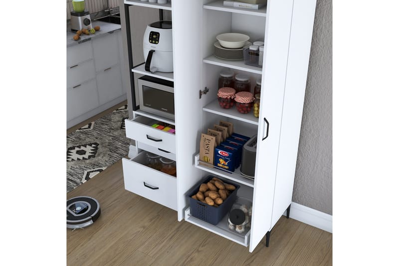 Eligius Högskåp - Vit - Förvaring - Skåp - Förvaringsskåp