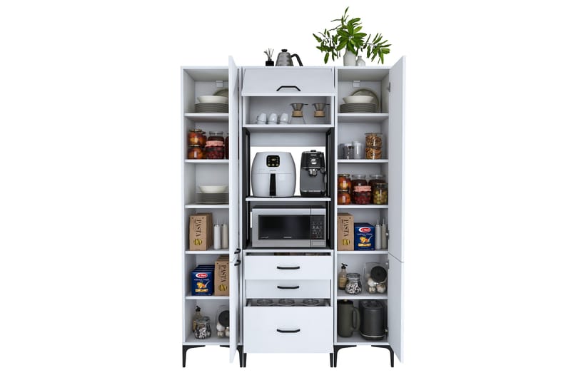 Eligius Högskåp - Vit - Förvaring - Skåp - Förvaringsskåp