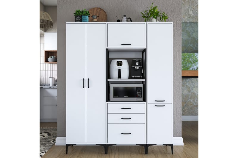 Eligius Högskåp - Vit - Förvaring - Skåp - Förvaringsskåp