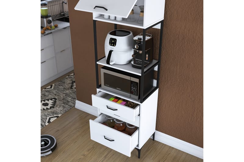 Eligius Högskåp - Vit - Förvaring - Skåp - Förvaringsskåp