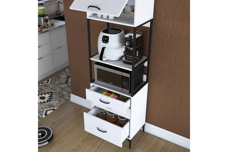 Eligius Högskåp - Vit - Förvaring - Skåp - Förvaringsskåp