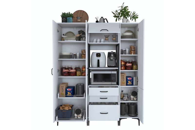 Eligius Högskåp - Vit - Förvaring - Skåp - Förvaringsskåp